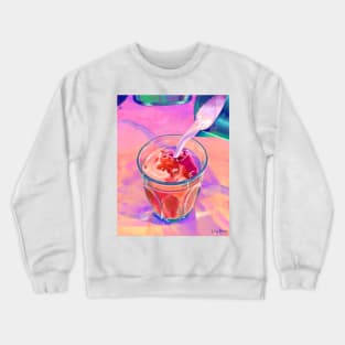 The Birth of a Latte Crewneck Sweatshirt